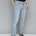 Men Blue Light Fade Stretchable Jeans